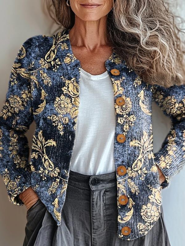 Fiona | Elegant and Luxurious Patterned Jacket for the Style-Conscious