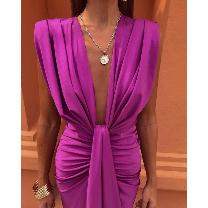 Celina | Elegant Draped Dress