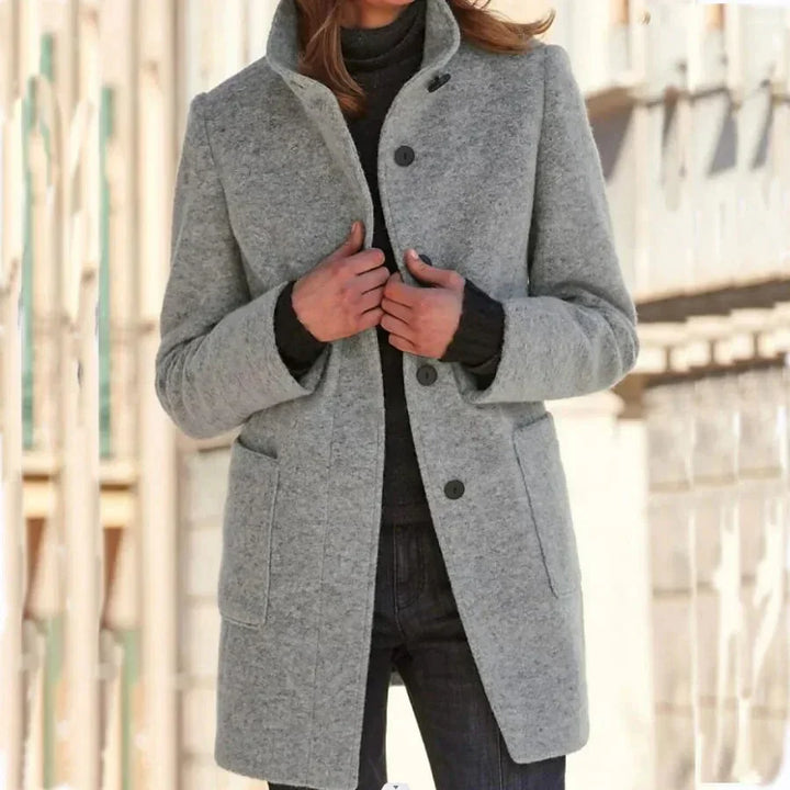 Bronte Women’s Coat with Button Closure
