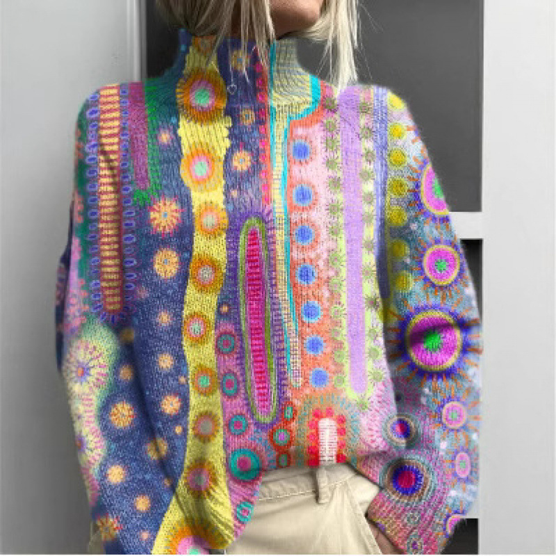 Celu - Vibrant Turtleneck Sweater