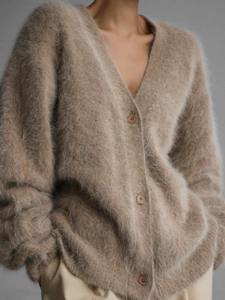 Celeste | Luxe Fuzzy Cardigan