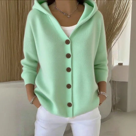 Cartoon Hooded Lightweight Cardigan, Fashionable and Comfortable Daily Essential