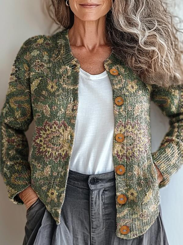 Brooklyn | Elegant Nature-Inspired Pattern Jacket for Stylish Outdoor Adventures