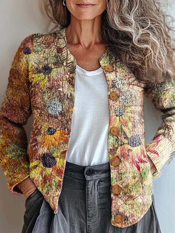 Chloe | Trendy Floral Print Jacket for Stylish Outfits