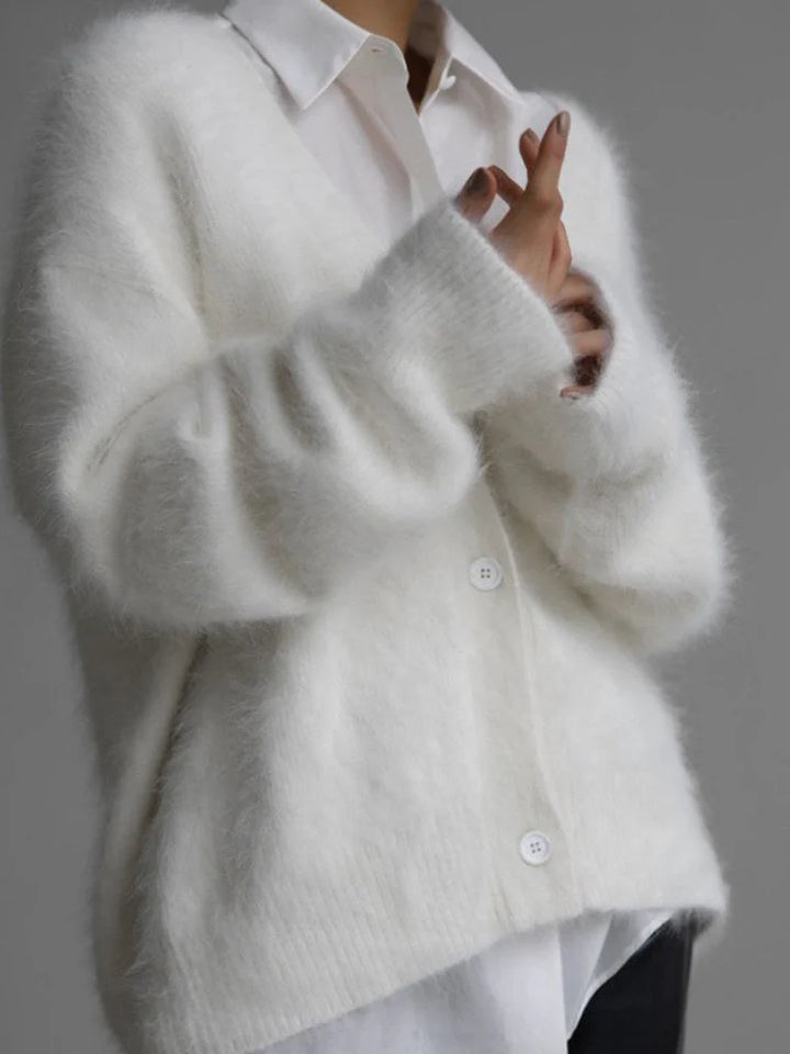 Celeste | Luxe Fuzzy Cardigan