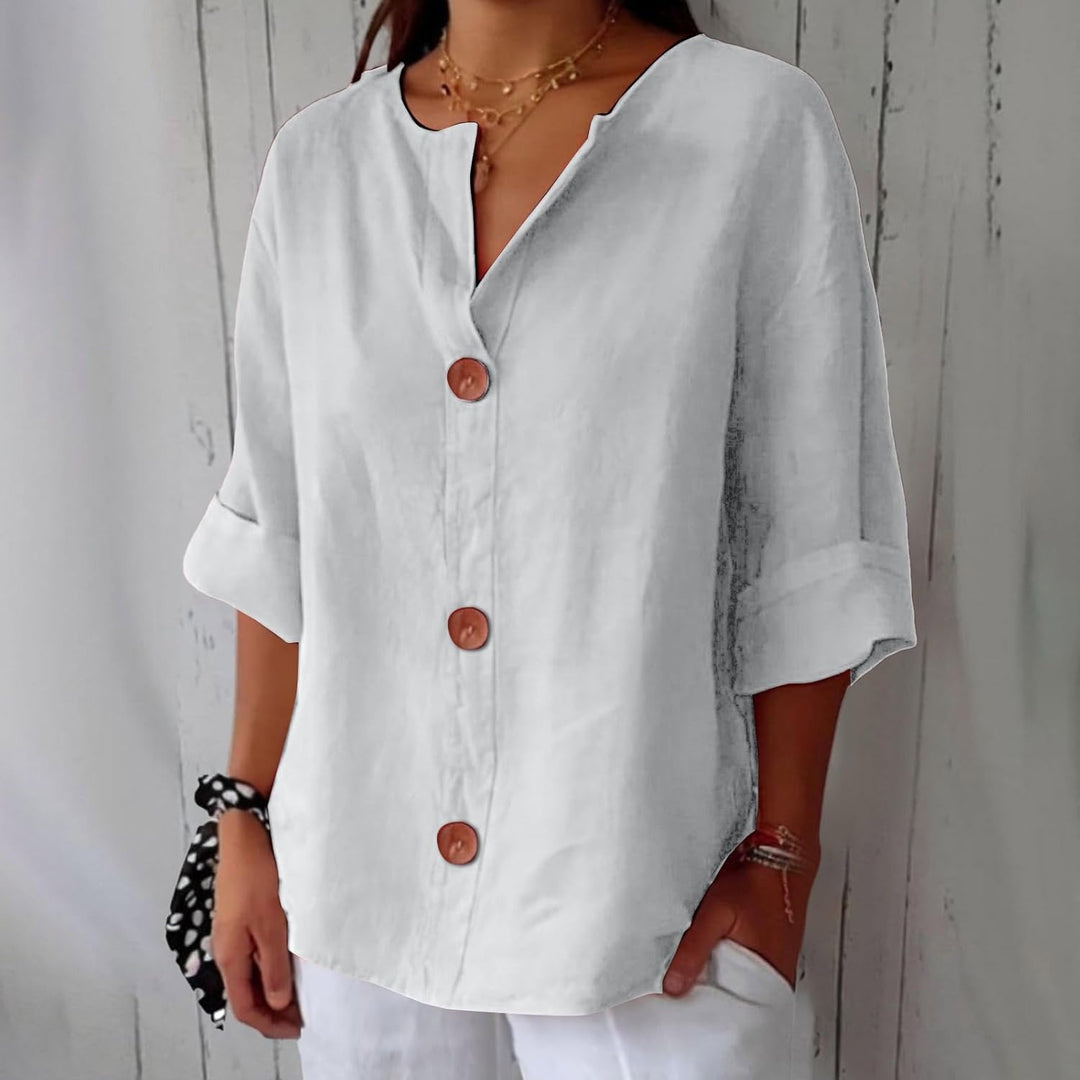 Clara - Casual Textured Blouse