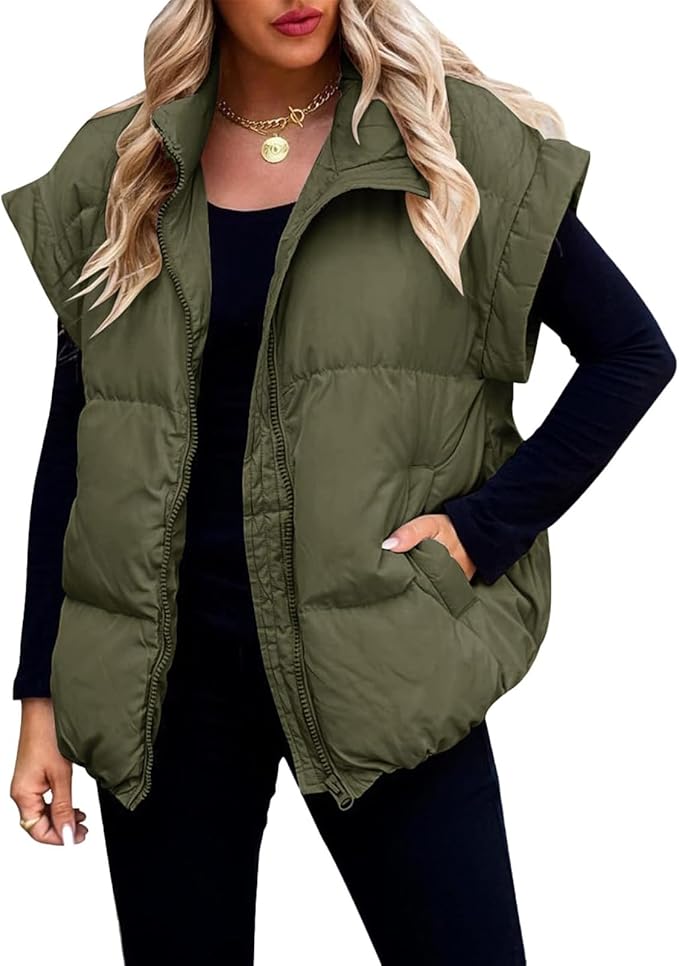 Charlotte™ – Soft Warm and Comfortable Short Puffer Jacket with Long Sleeves