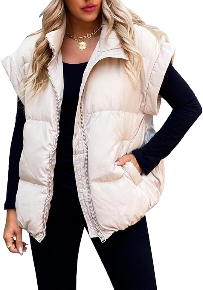 Charlotte™ – Soft Warm and Comfortable Short Puffer Jacket with Long Sleeves