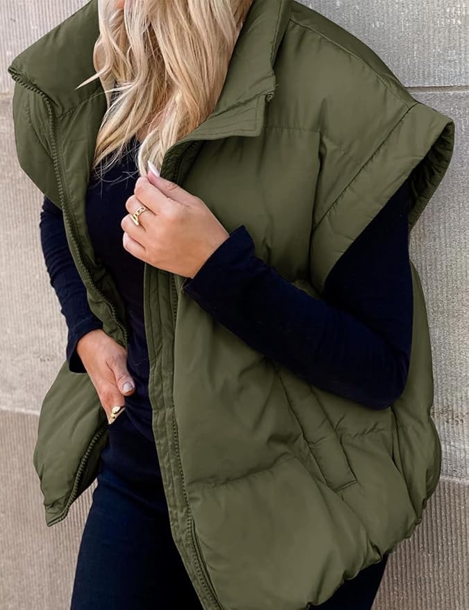 Charlotte™ – Soft Warm and Comfortable Short Puffer Jacket with Long Sleeves