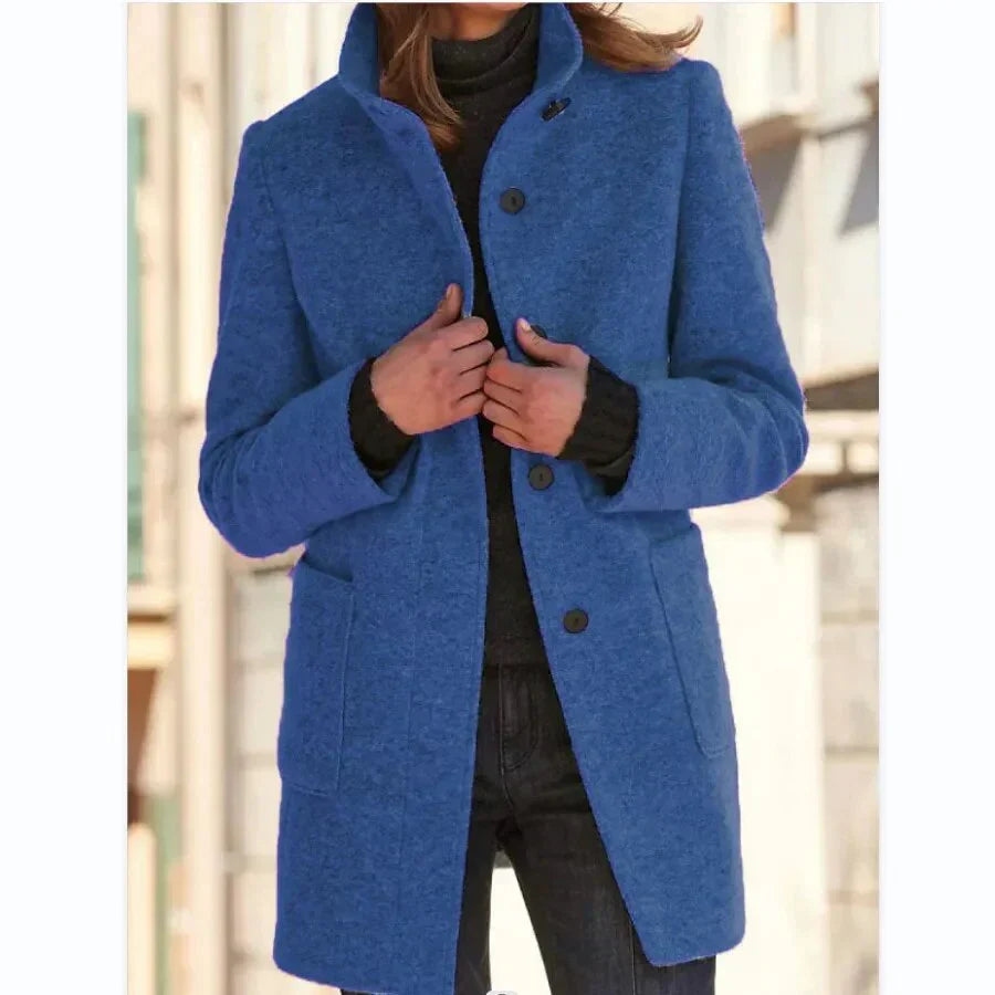 Bronte Women’s Coat with Button Closure