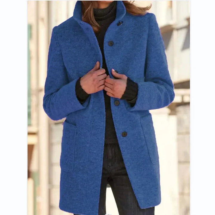 Bronte Women’s Coat with Button Closure