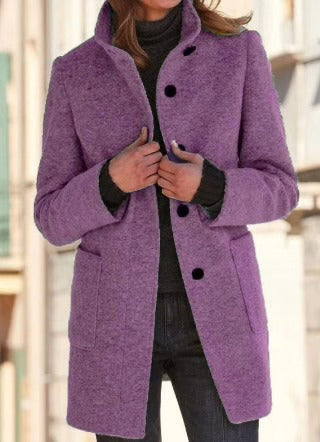 Bronte Women’s Coat with Button Closure