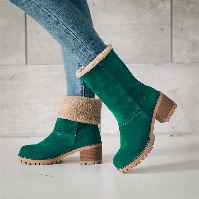 Chloe | Mid-Calf Wool Boots