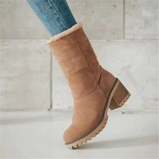 Chloe | Mid-Calf Wool Boots