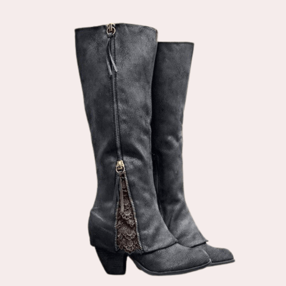 Clara Lace Rider Boots