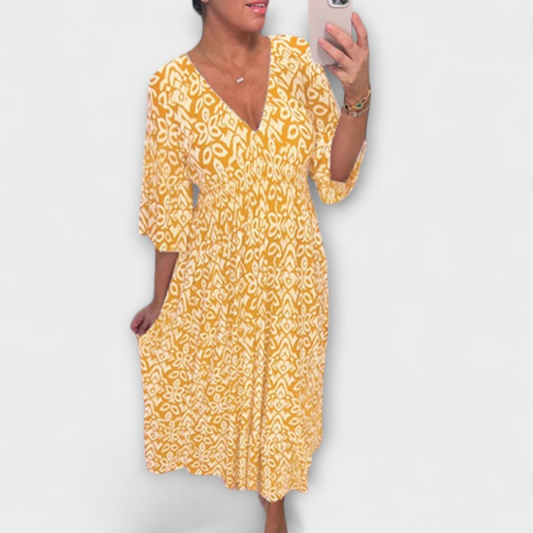 Jazlynn - Bohemian Floral Dress