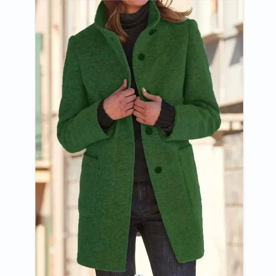Bronte Women’s Coat with Button Closure