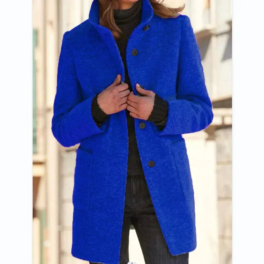 Bronte Women’s Coat with Button Closure