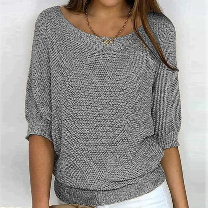 Jennifer Luxe | Cosy Knit Top