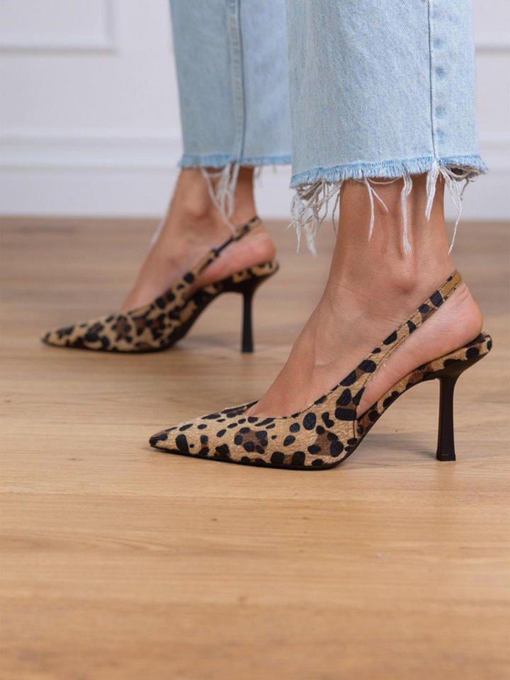 Isabelle | Pointed Toe Slingback Heels
