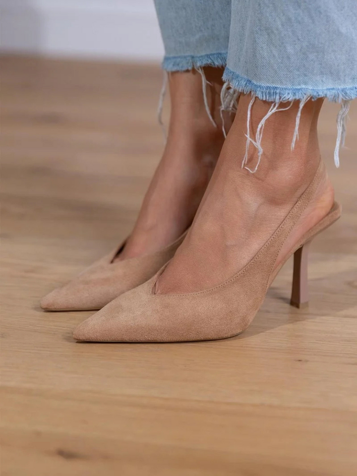 Isabelle | Pointed Toe Slingback Heels