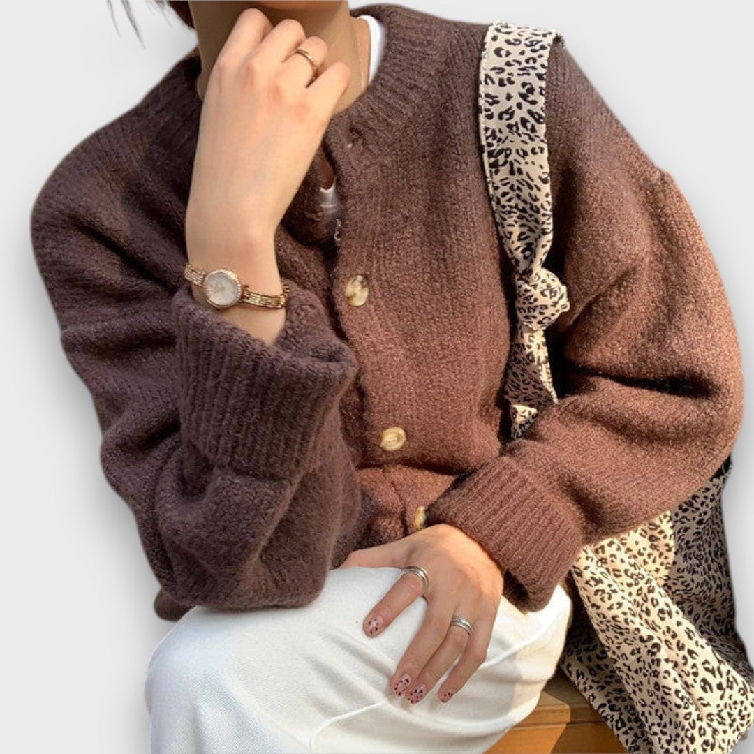 Celore – Warm Mocha Cardigan