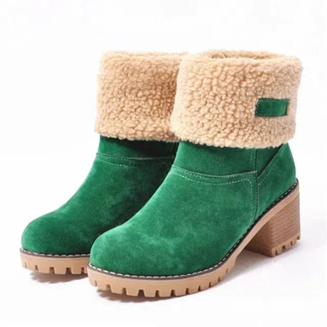 Chloe | Mid-Calf Wool Boots