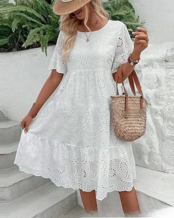 Jacky | Soft Lace Dress