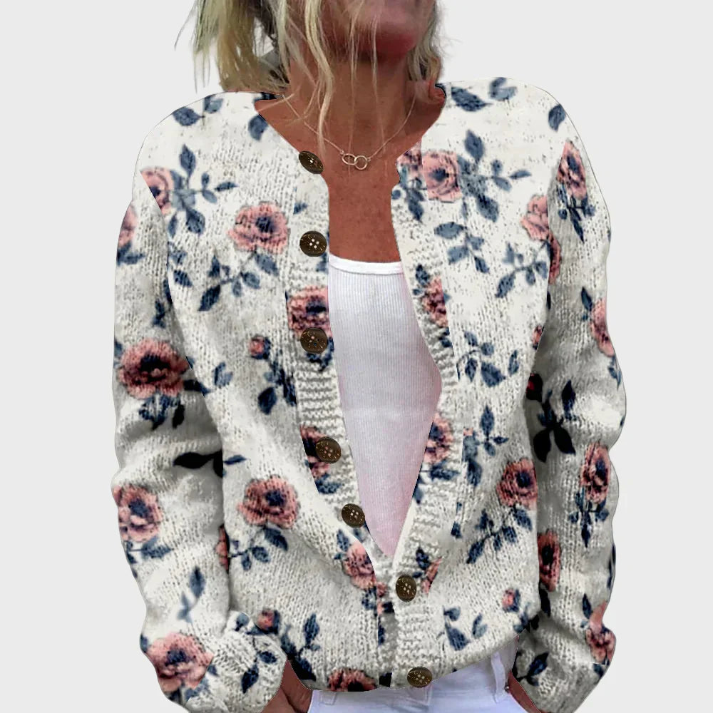 Monica | Elegant Knitted Vest with Pattern