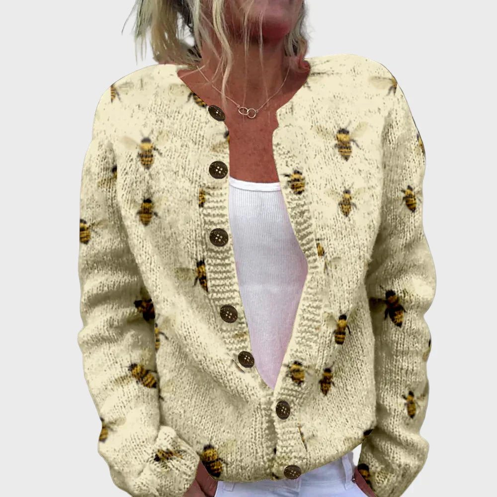 Fanny | Elegant Knitted Vest with Pattern