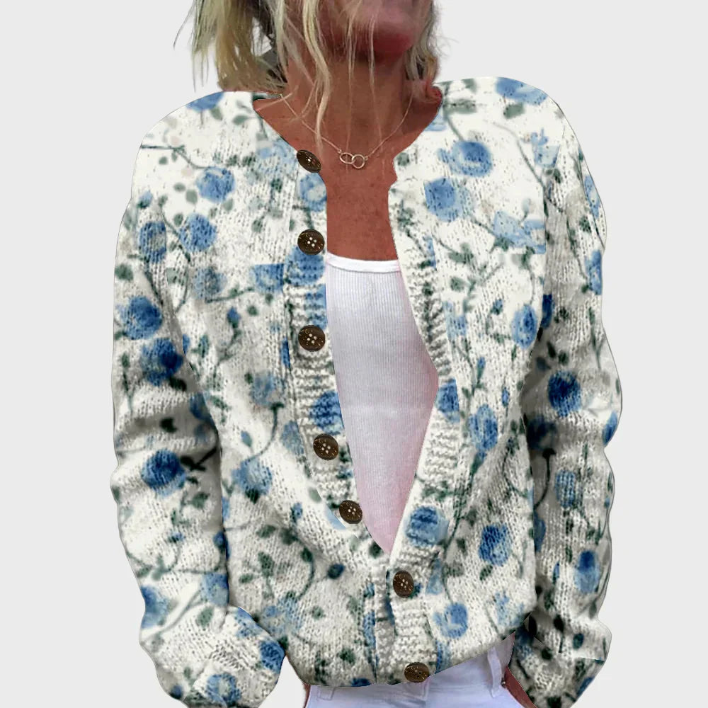 Corinne | Fashion Knit Vest with Pattern