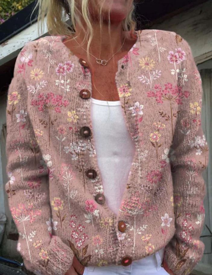 Hebe | Sophisticated floral print vest for a chic and elegant look