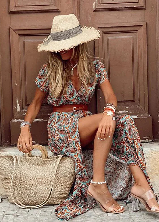 Isha | Boho Sunset Dress