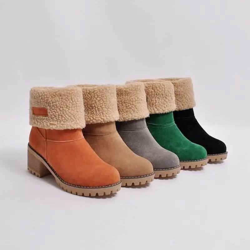 Chloe | Mid-Calf Wool Boots