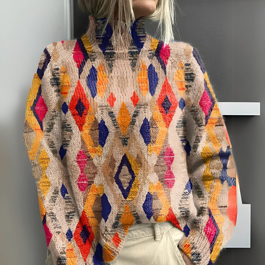 Ava | Elegant Knitted Turtleneck Sweater for Comfort and Style