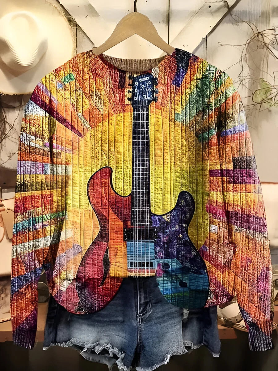 Bella | Colorful and trendy Boho-style sweater for a bohemian look