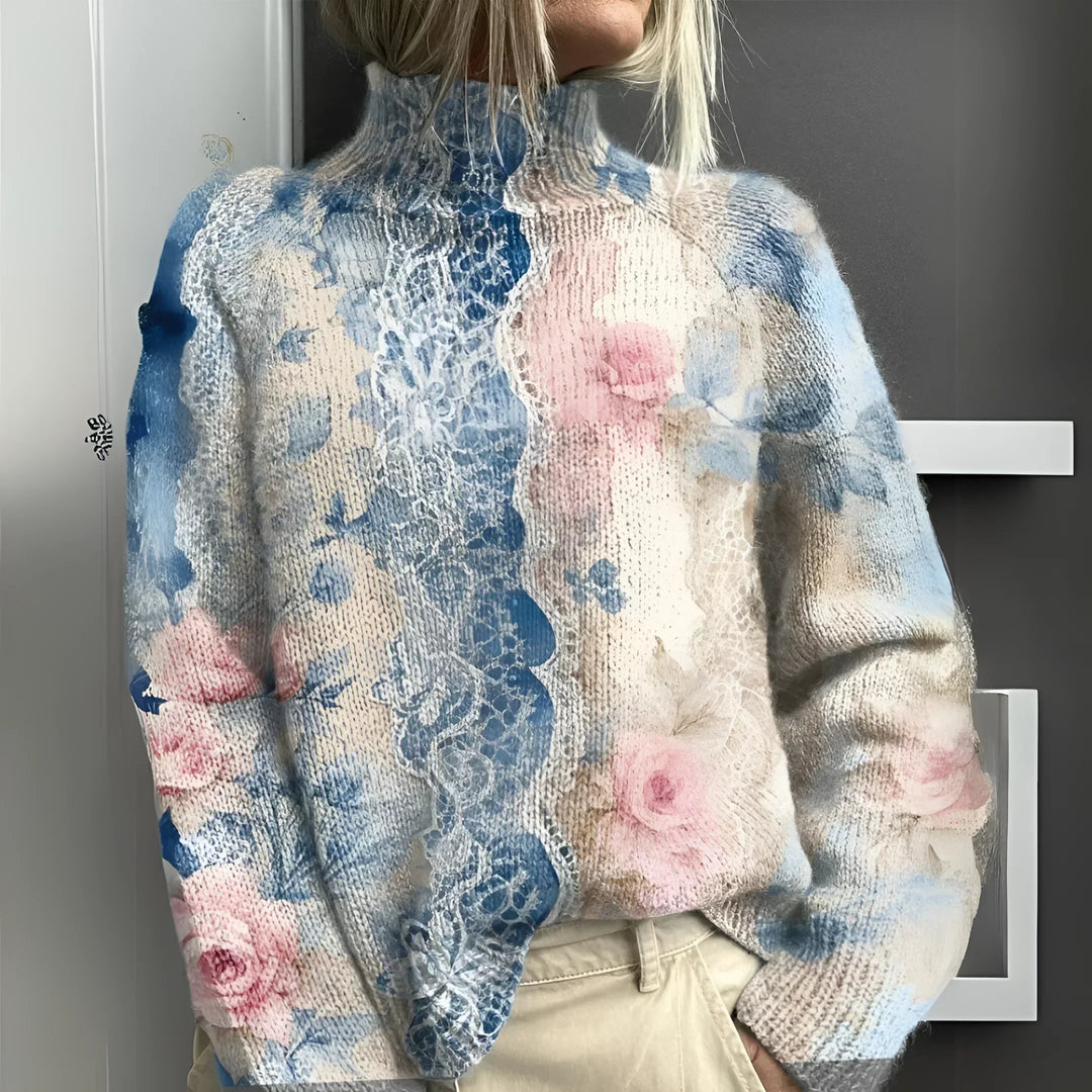 Nora | Confident and Cozy Warm Knitted Wool Turtleneck Sweater