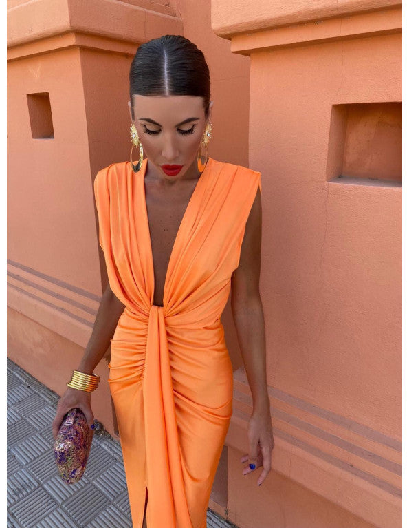 Celina | Elegant Draped Dress