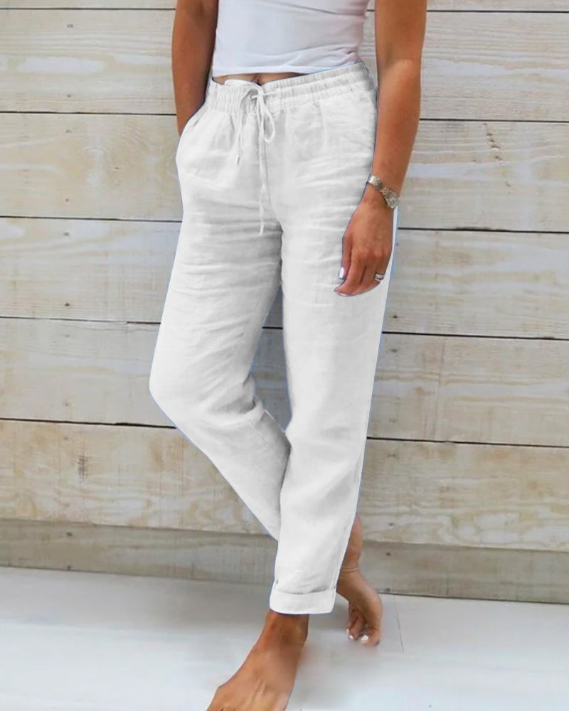 Leah | Elegant Casual Pants for a Comfortable and Trendy Style