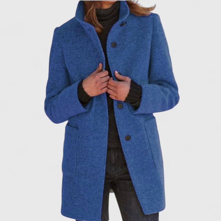 Elena® | Elegant Wool Blend Coat