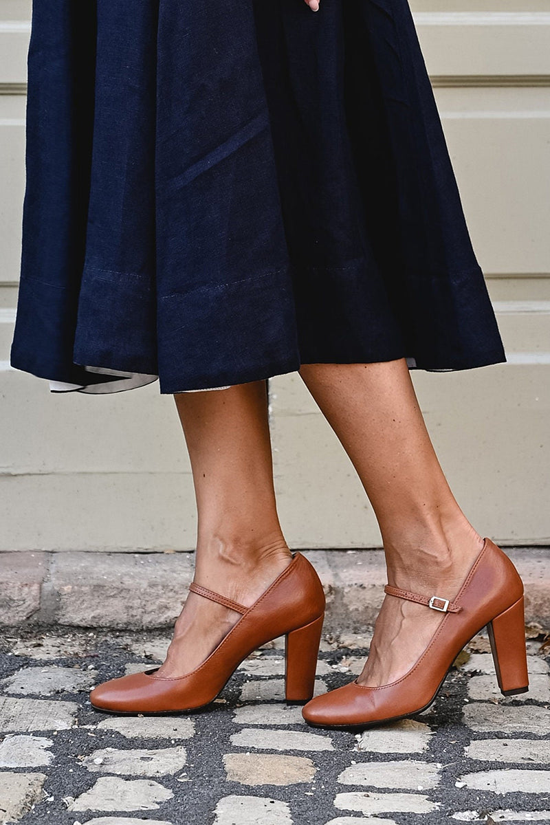Britney | Daily sandals with strap on low heel