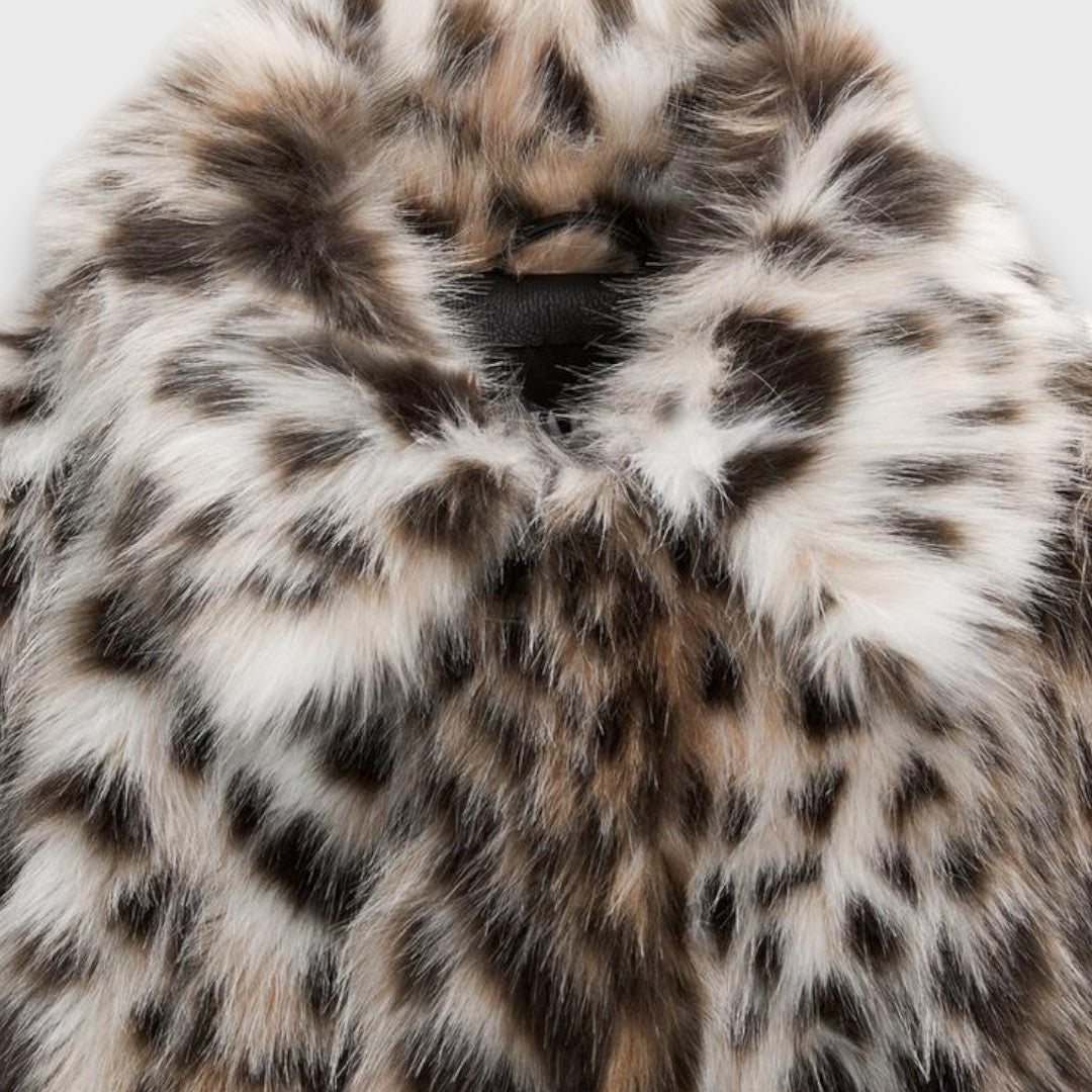 Mile | Luxury Eco-Fur in Deep Bordeaux