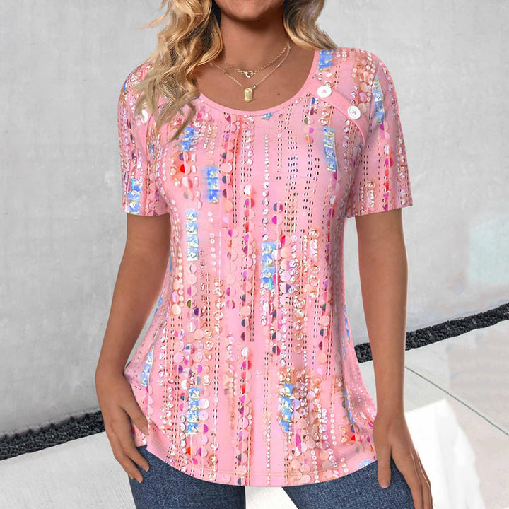 Evening Sparkle Blouse - Casual Stylish Fit