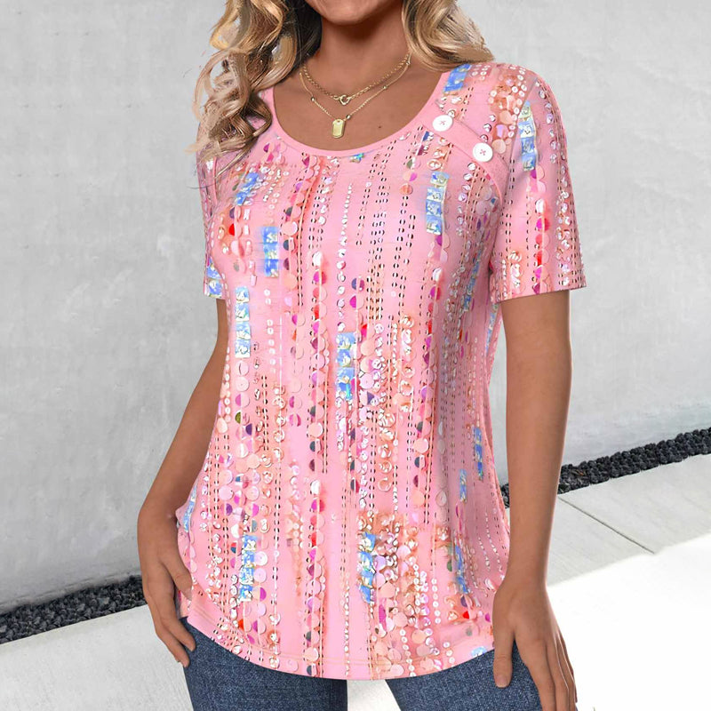 Evening Sparkle Blouse - Casual Stylish Fit