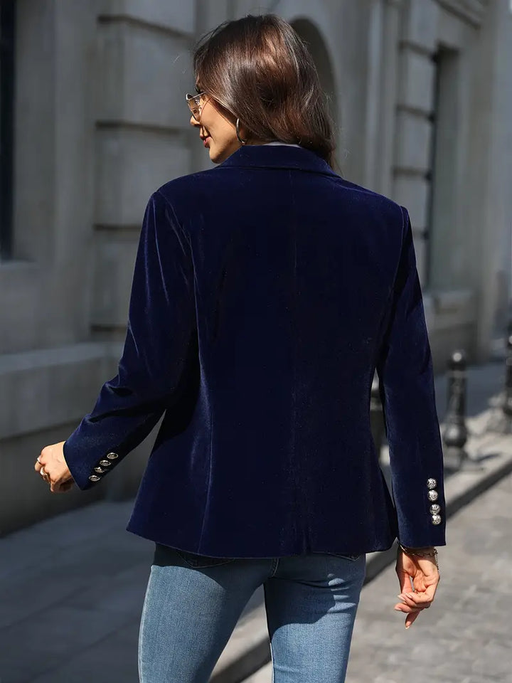 Savannah™ - Elegant Velvet Blazer for a Refined Style
