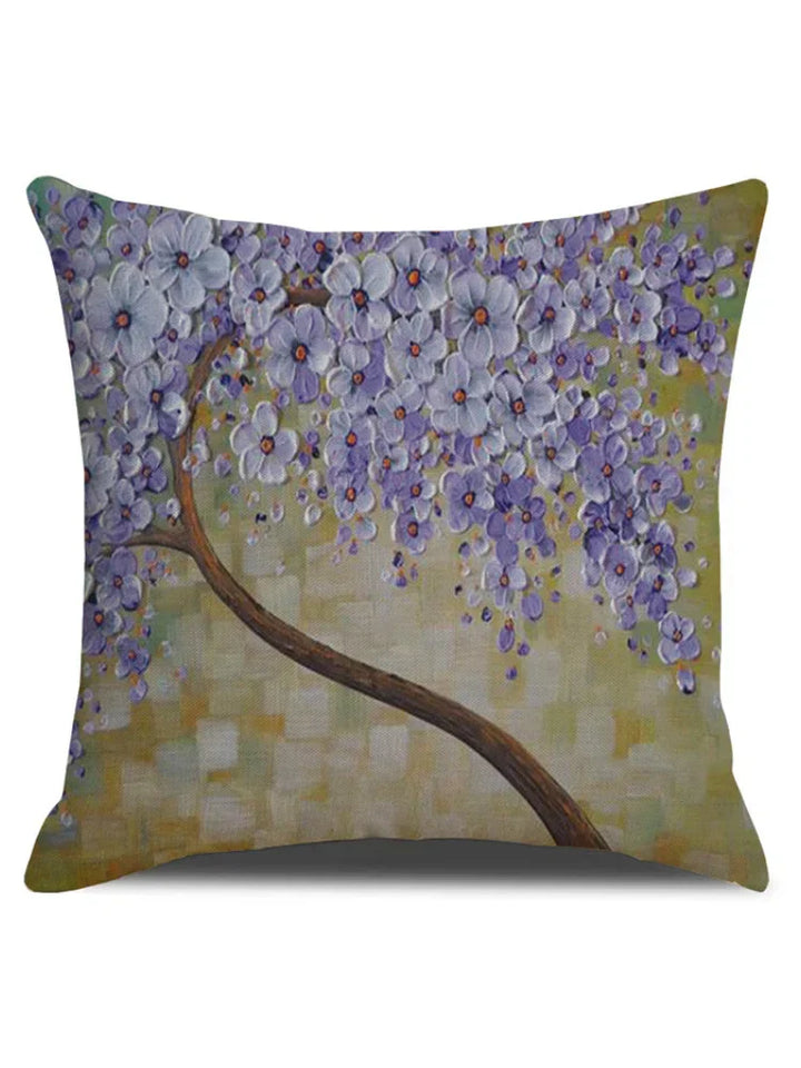 Seraphina | Floral Tree Oil Painting Art Pillowcase