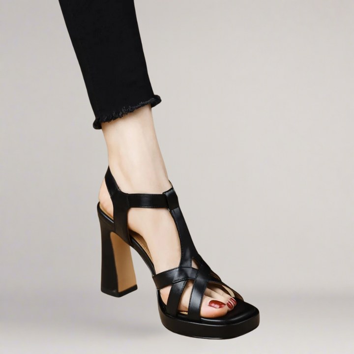 Eloise™ - ELEGANT HIGH-HEEL SANDAL WITH ARTISANAL DESIGN