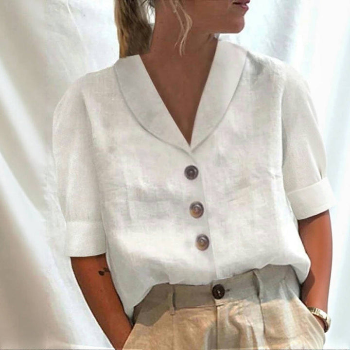 Elegant Casual Blouse for Outings – Loose Fit and Comfortable