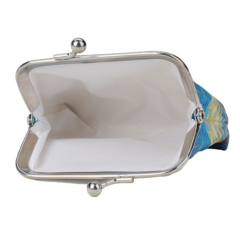 Violet | Van Gogh Art Mini Coin Purse