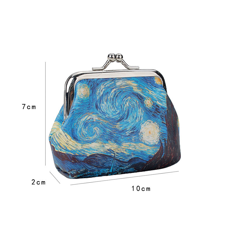 Violet | Van Gogh Art Mini Coin Purse